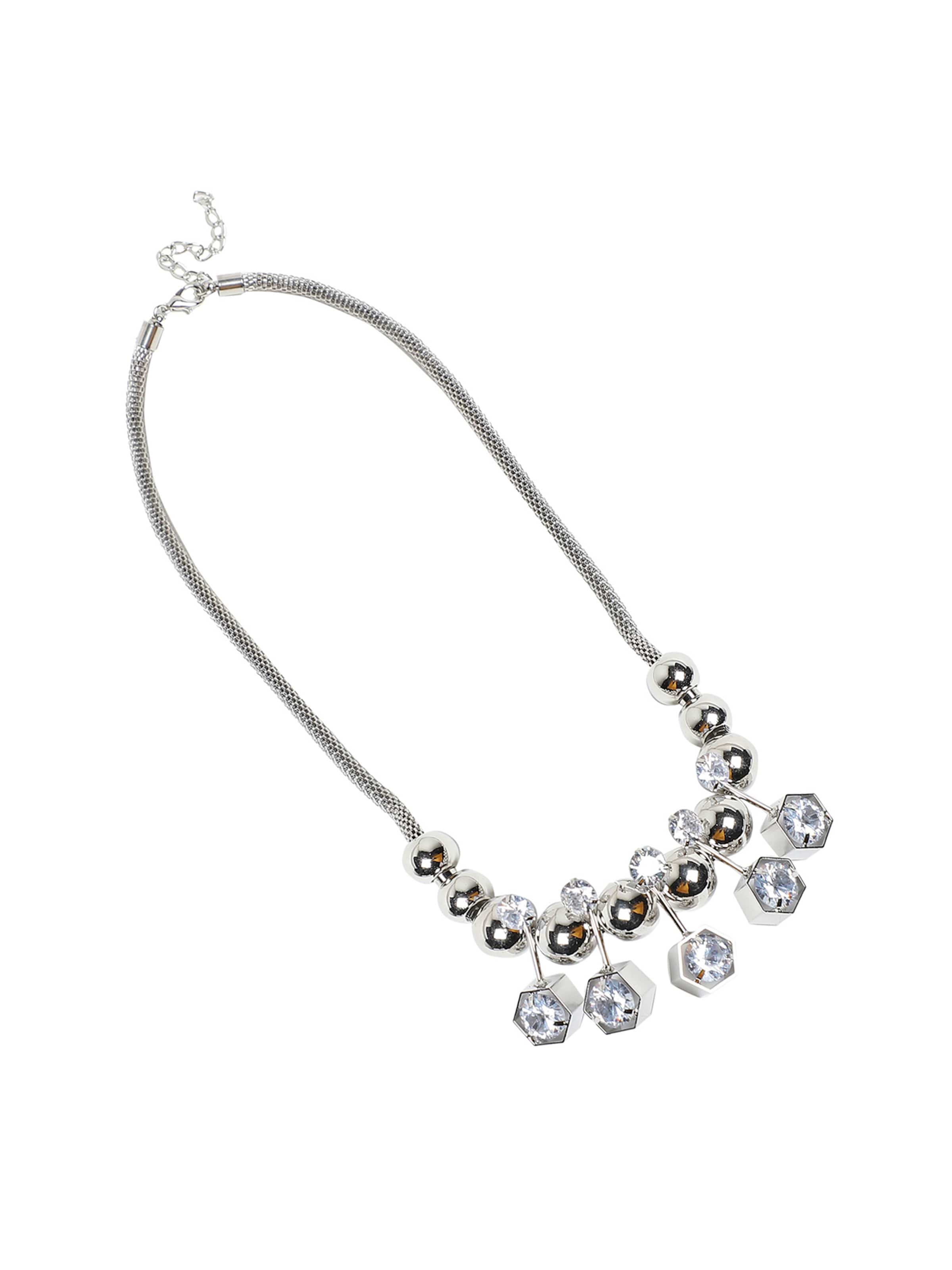 SOHI Łańcuszek ' Khushbu ' w kolorze srebrny: przód