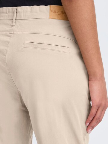 regular Pantaloni chino ' PZBONNIE Chino Pant ' di PULZ Jeans in grigio