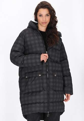 myMo ROCKS Between-seasons coat in Grey: front