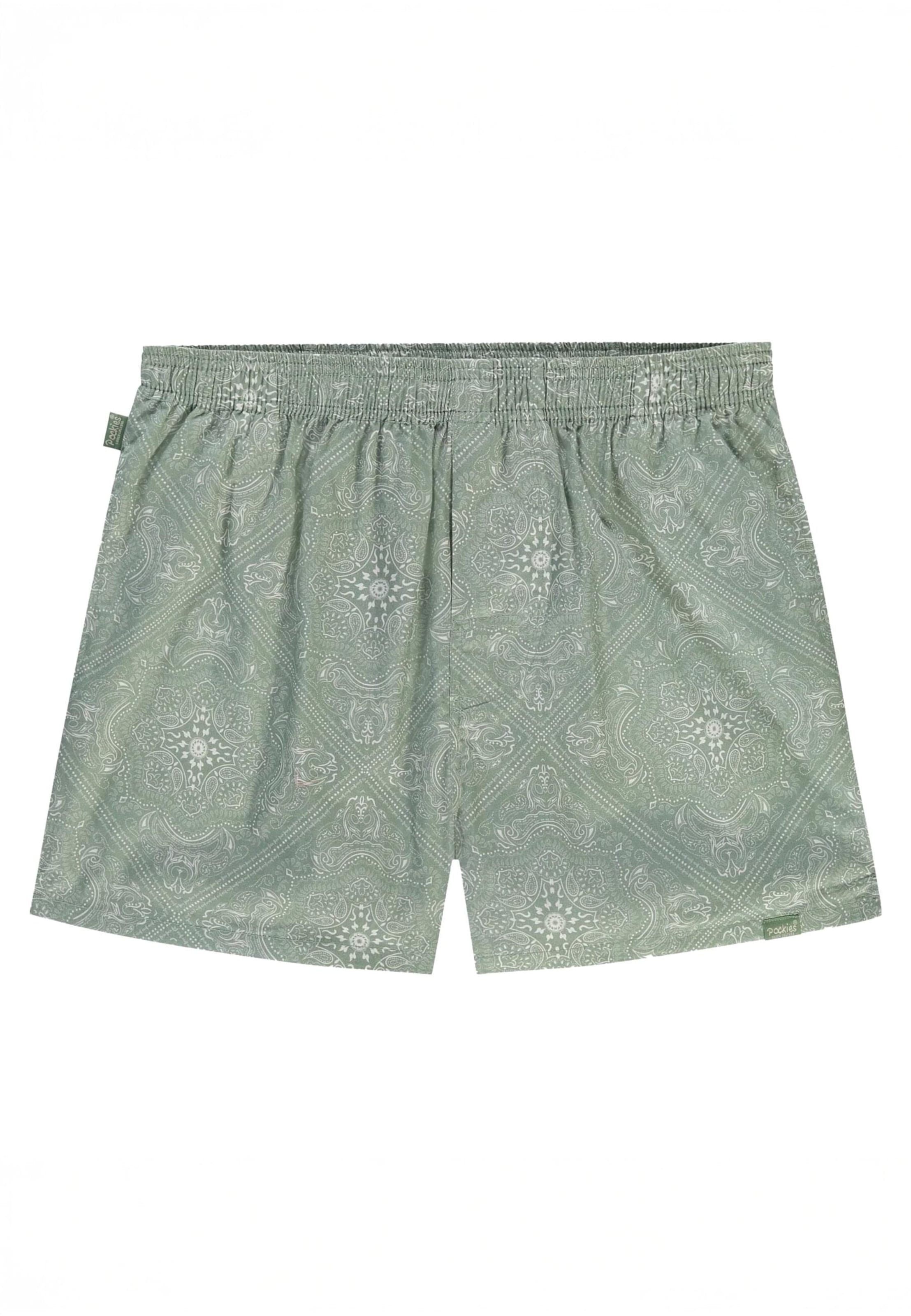Pockies Boxershorts in Grün: Vorderseite