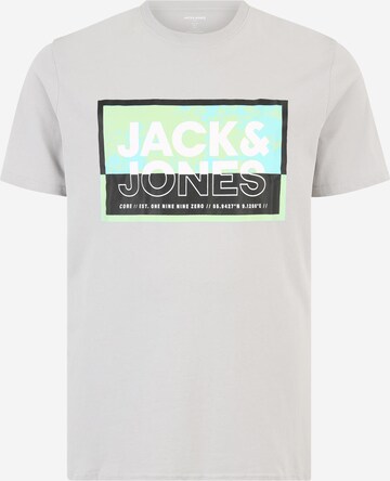 Jack & Jones Plus Tričko 'JCOLOGAN' - Sivá: predná strana