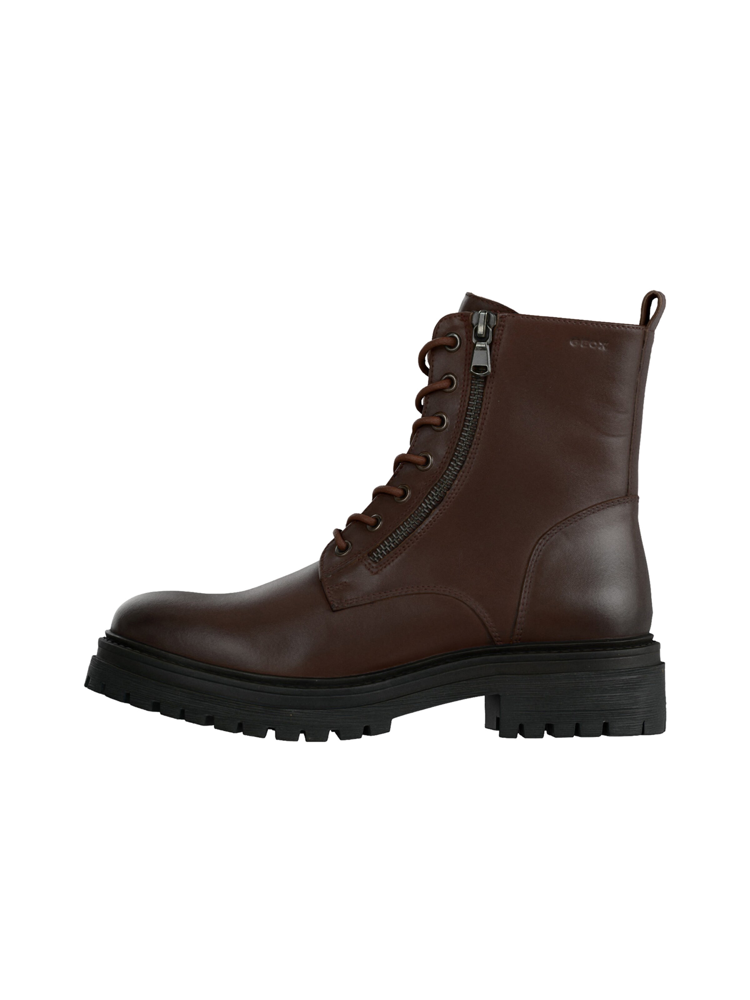 Bottines à lacets GEOX en marron : devant