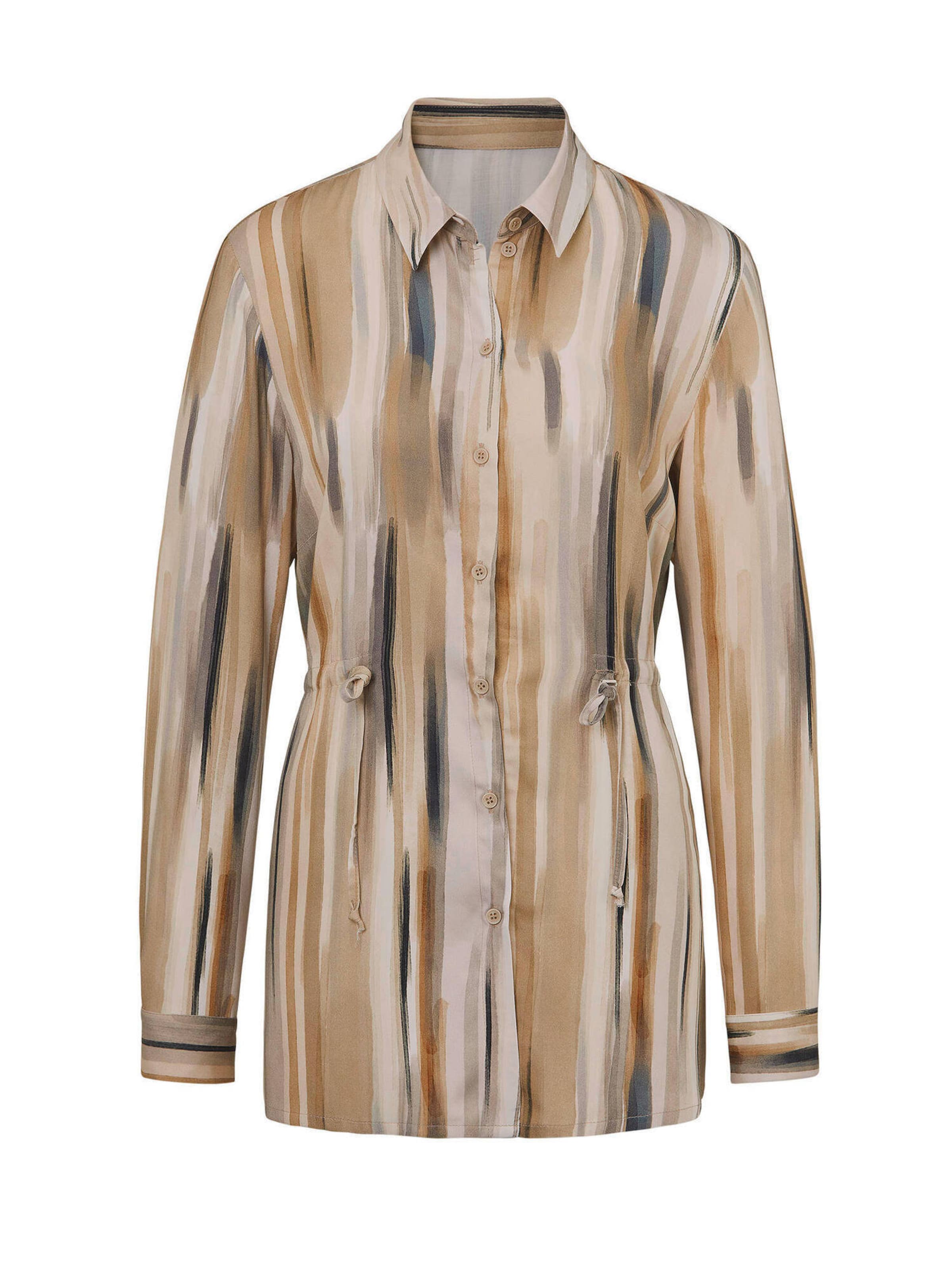 Goldner Bluse in Beige: Vorderseite