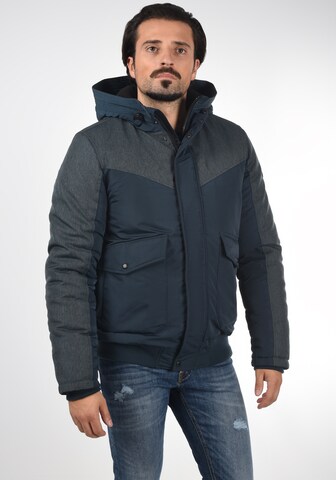 !Solid Winter Jacket 'Inacio' in Blue: front