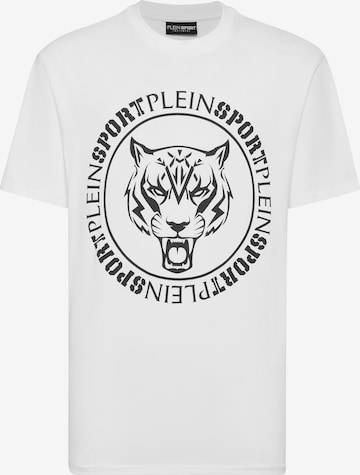 Maglietta 'Tiger' di Plein Sport in bianco: frontale