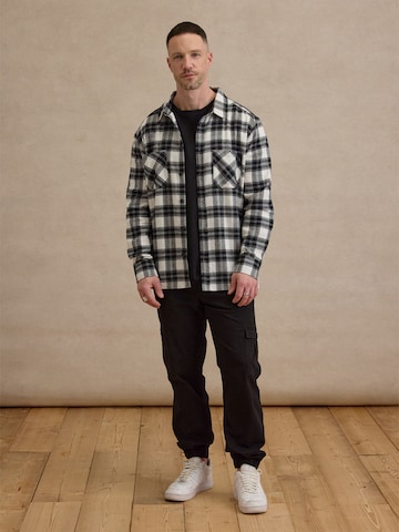 Regular fit Camicia 'Mattes' di DAN FOX APPAREL in nero