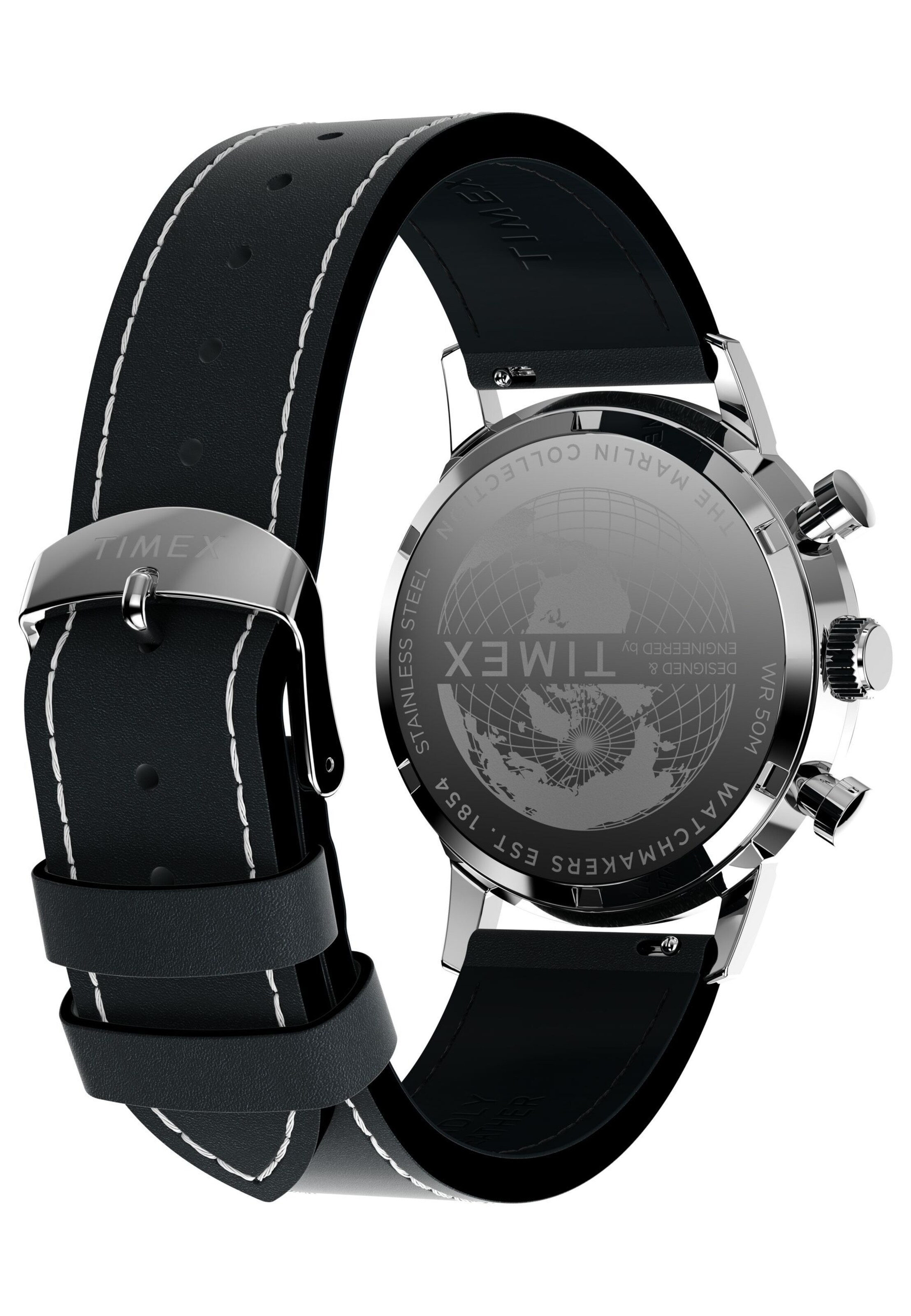 Montre à affichage analogique 'Marlin' TIMEX en noir