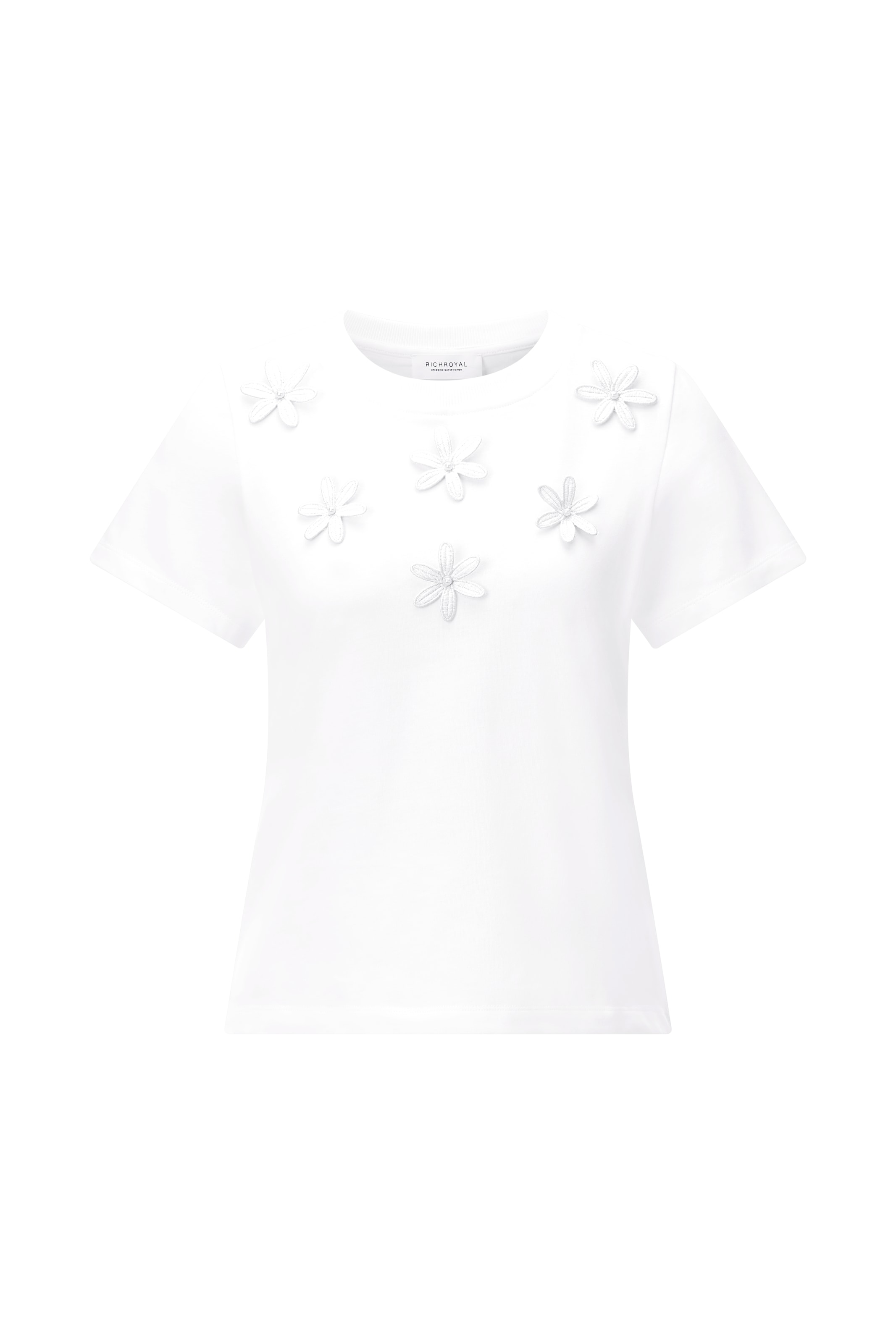 Rich & Royal T-Shirt in Weiß: Vorderseite