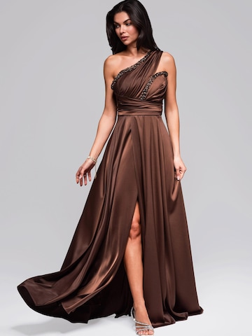 Ombre Abendkleid‌‌‌ in Braun