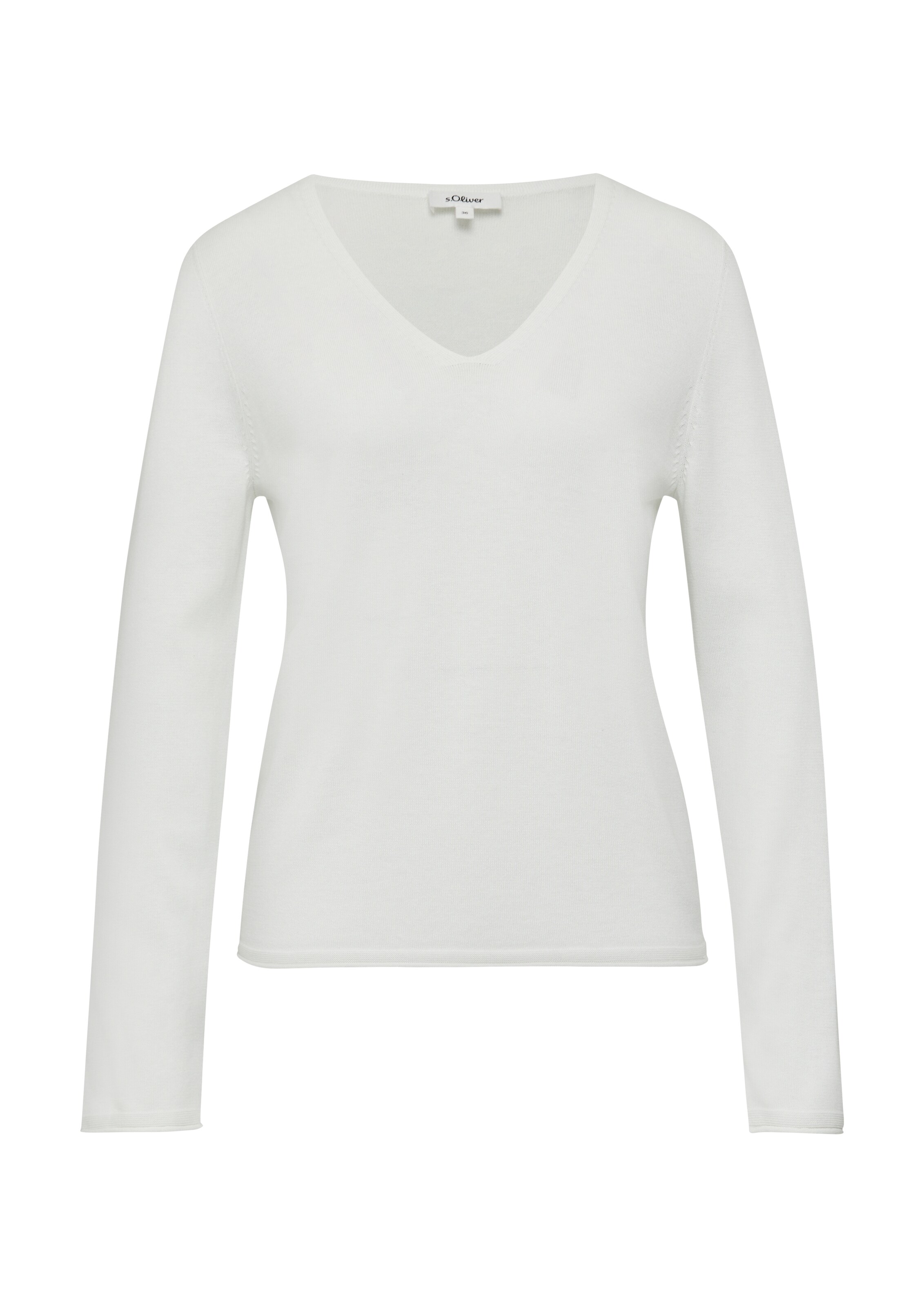 s.Oliver Trui in Beige: voorkant