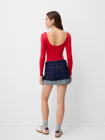 Body a maglietta di Bershka in rosso