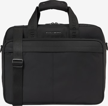 TOMMY HILFIGERTorba za laptop - crna boja: prednji dio