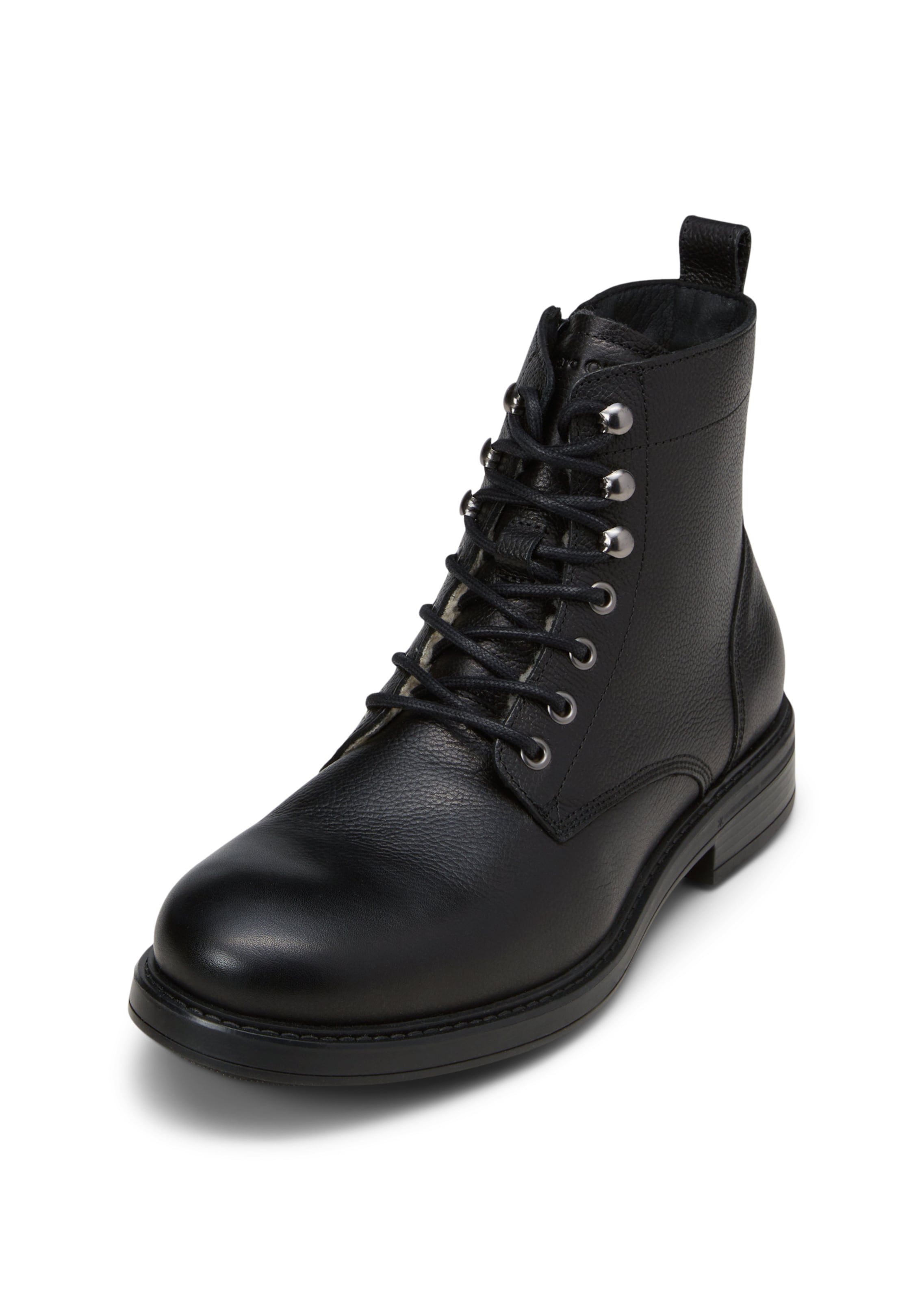 Marc O'Polo Lace-Up Boots in Black: front
