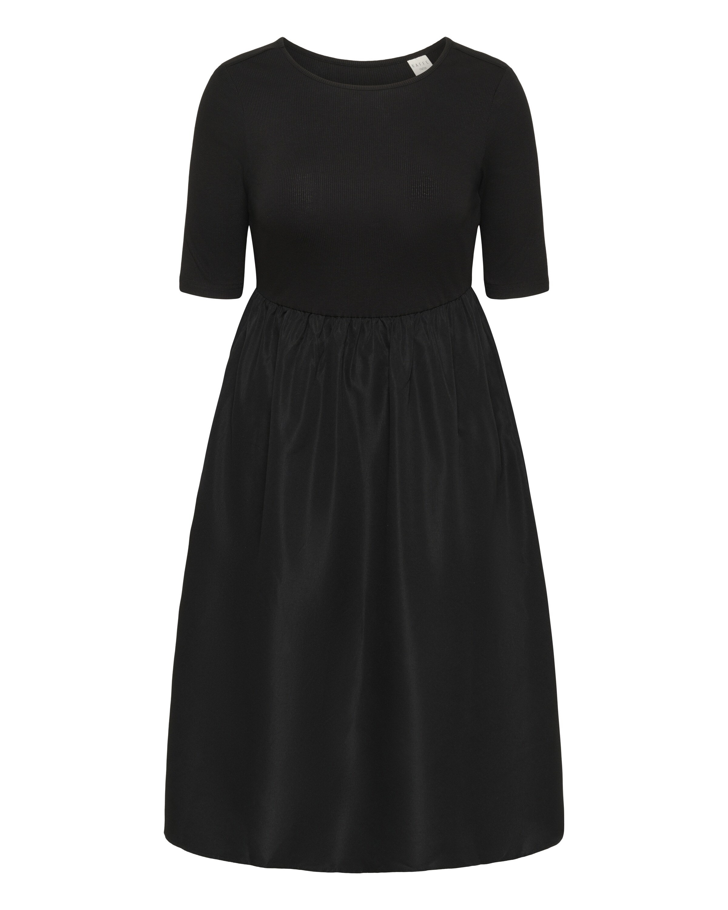 KAFFE CURVE Kleid 'KCkirstine' in Schwarz: Vorderseite