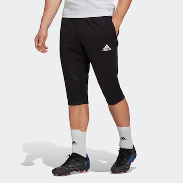 ADIDAS SPORTSWEAR Slimfit Sportovní kalhoty 'Entrada 22' – černá: přední strana