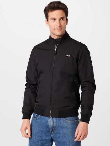 Schott NYC - Chaqueta de entretiempo en negro: frente