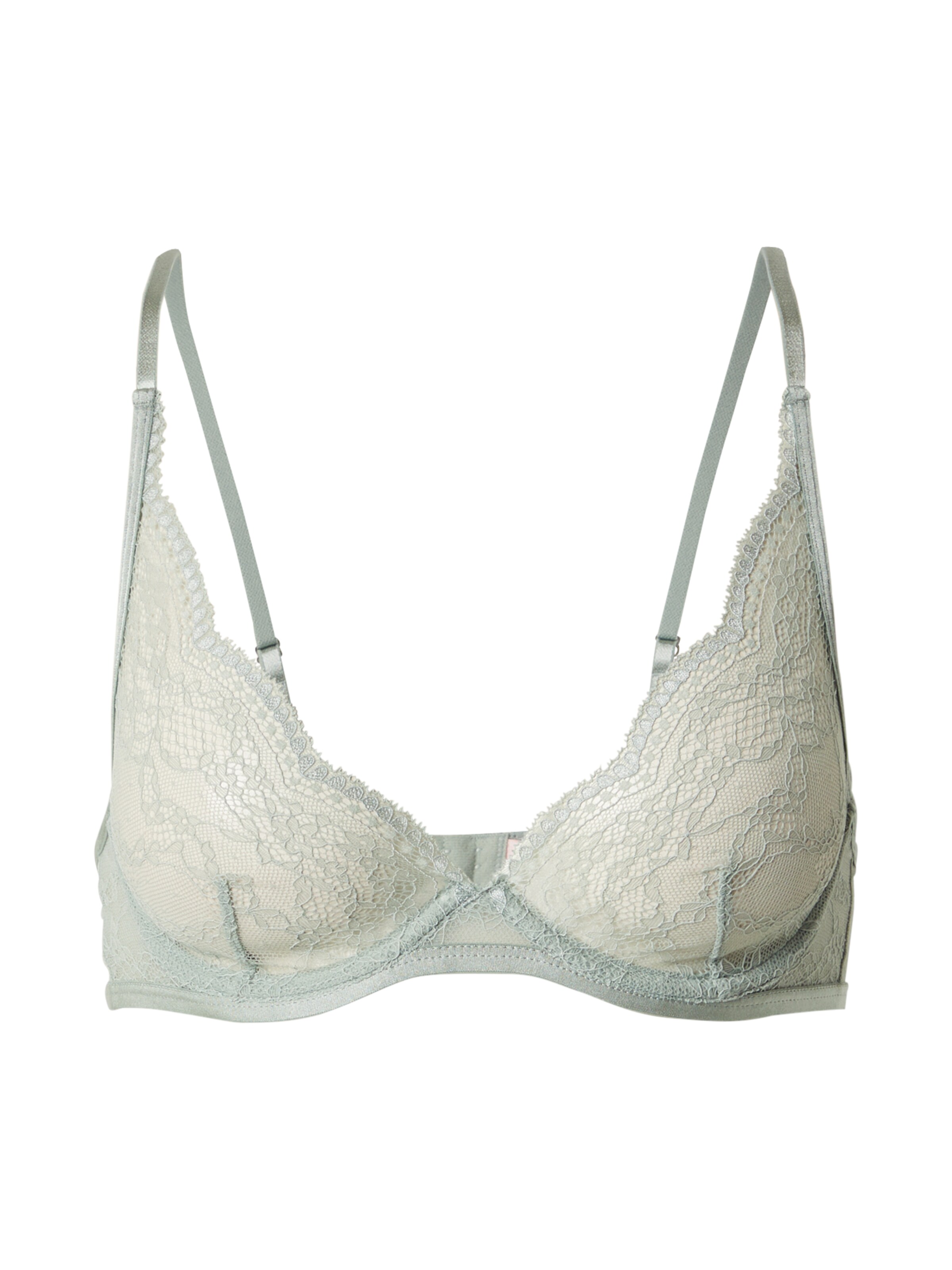 Hunkemöller Triangen Behå 'Isabelle' i grön: framsida