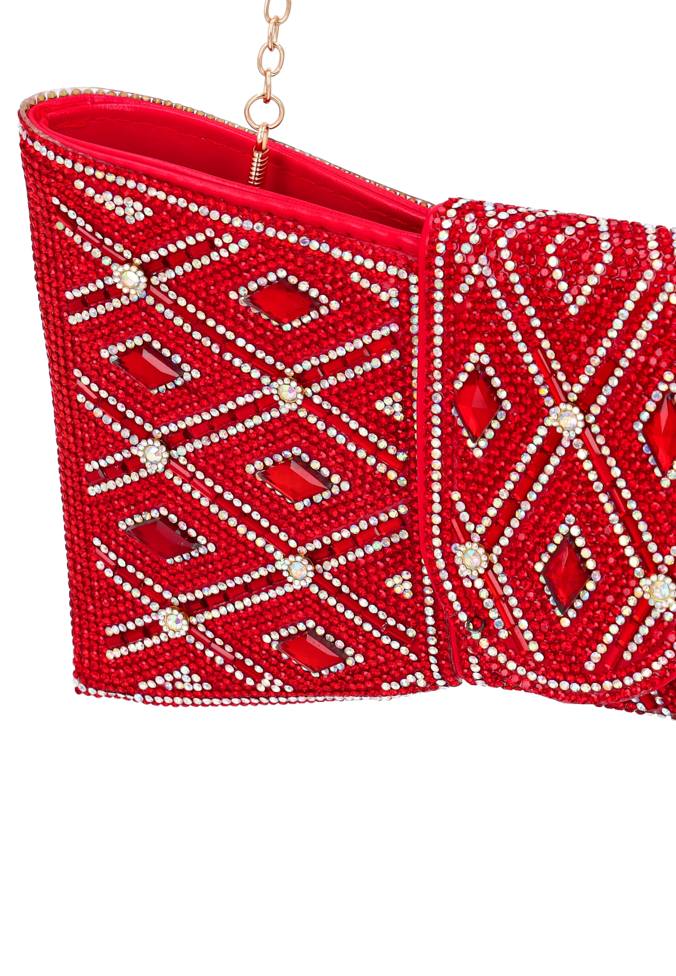 Pochette usha BLACK LABEL en rouge
