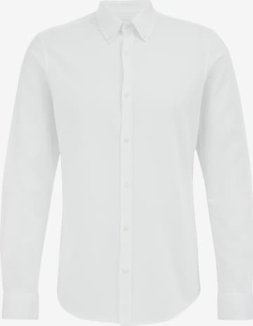 WE Fashion - Camisa clássica em branco: frente