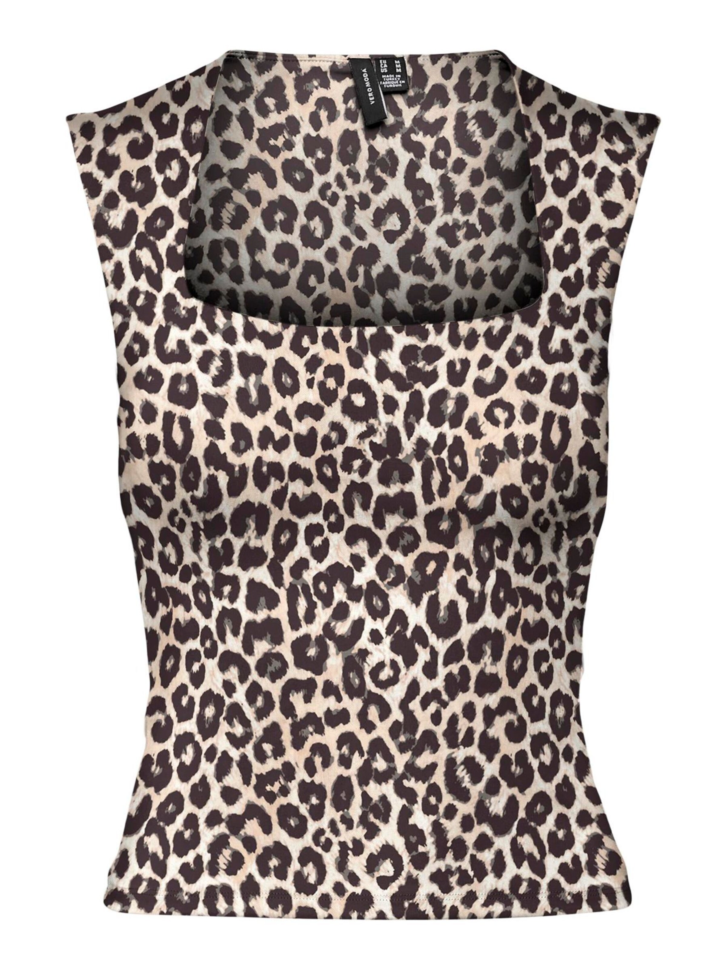 VERO MODA Top 'VMMillion' in Brown: front