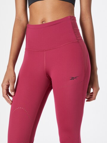 Reebok Skinny Sportovní kalhoty 'Lux' – pink