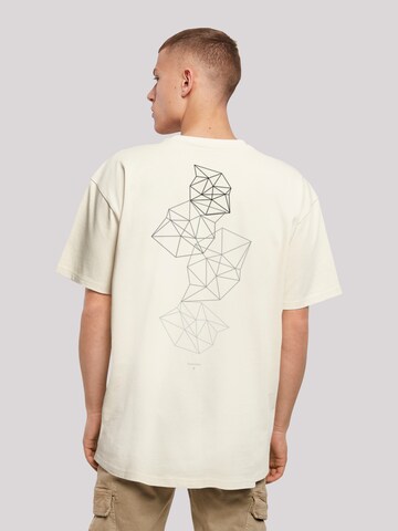 F4NT4STIC Shirt 'Geometric' in Beige