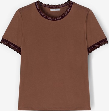 MOTIVI - Camiseta en marrón: frente