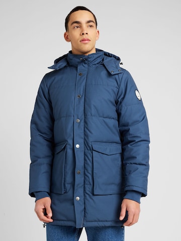 bleed clothing Winter jacket 'Guerilla' in Blue: front