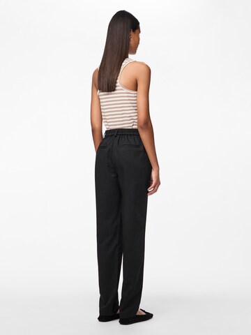 PIECES Regular Pants 'Molina' in Black