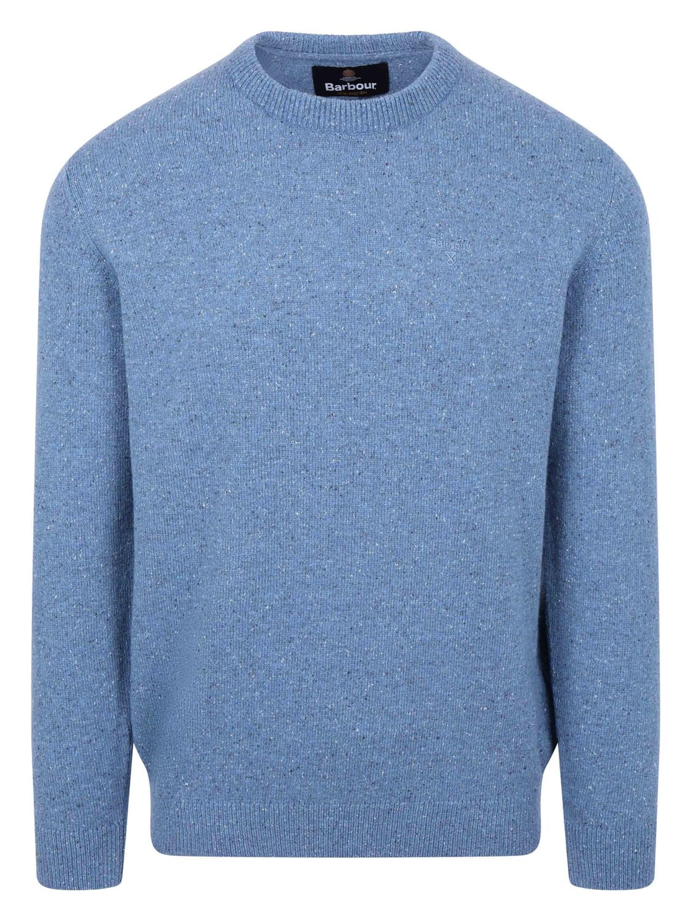Barbour Sweater 'Tisbury' in Blue: front