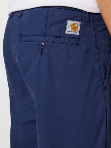 Carhartt WIP Regular Chino Pants 'Johnson' in Blue