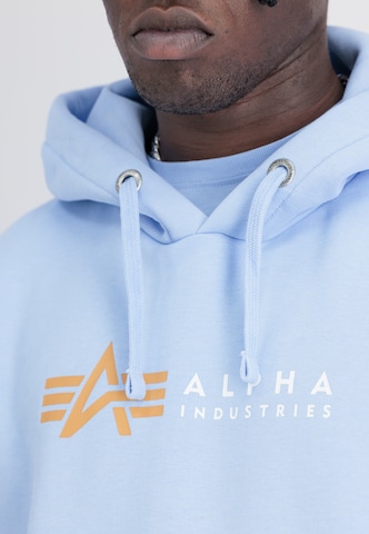 ALPHA INDUSTRIES Sweatshirt in Blue