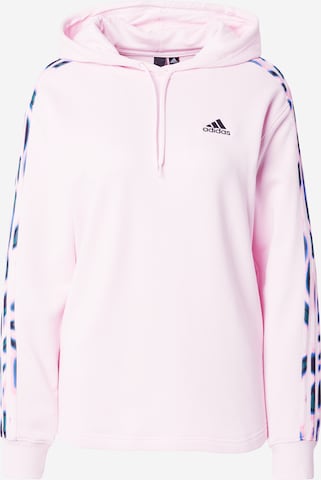 Adidas pink tape sweatshirt on sale