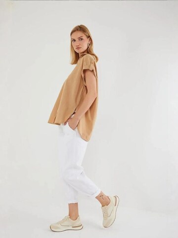 MixRay Oversized shirt in Beige
