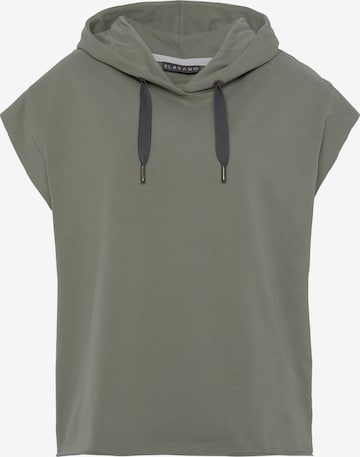 Sweat-shirt Elbsand en gris : devant