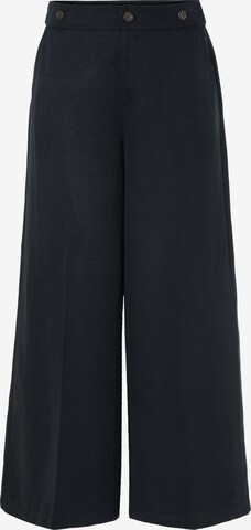 TATUUM Wide leg Trousers with creases 'MASKANO' in Blue: front