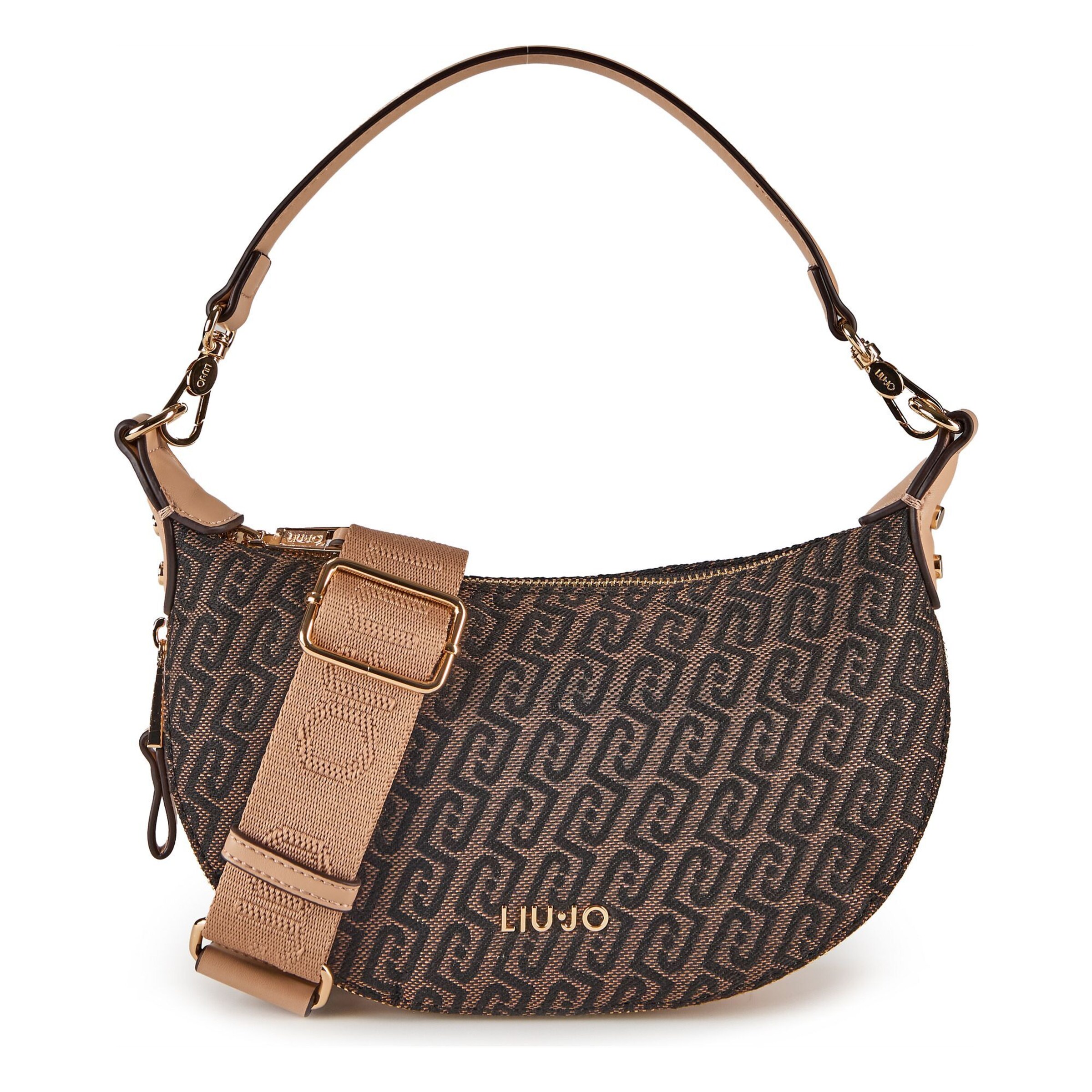 Borsa a spalla 'Kaliska' di Liu Jo in marrone: frontale