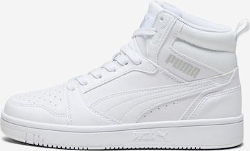 Sneaker 'Rebound V6' de la PUMA pe alb: față