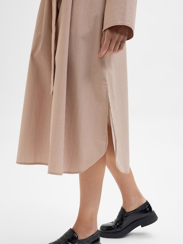 SELECTED FEMME Shirt Dress 'STANIE' in Beige