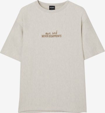 Pull&Bear T-Shirt in Beige: predná strana