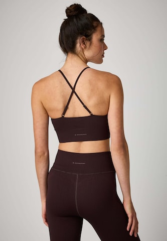 Bustier Soutien-gorge de sport 'Maya' OCEANSAPART en marron