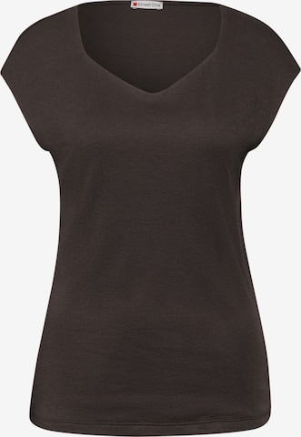 STREET ONE Shirt in Brown: front
