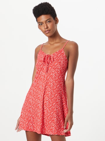 HOLLISTER Dress in Red: front