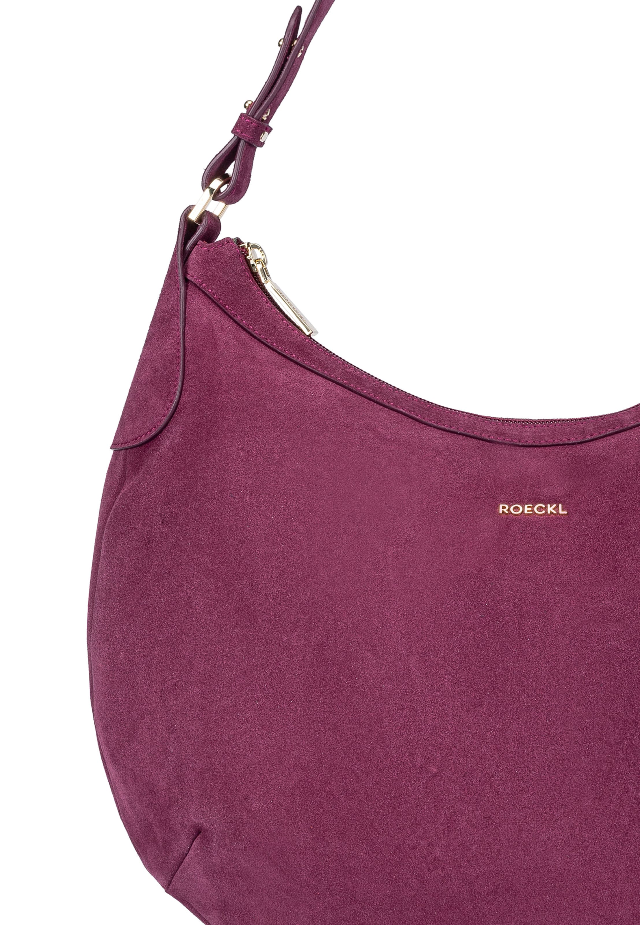 Borsa a spalla 'LIBERTY SCHULTERTASCHE NUBUK MEDIUM' di Roeckl in lilla