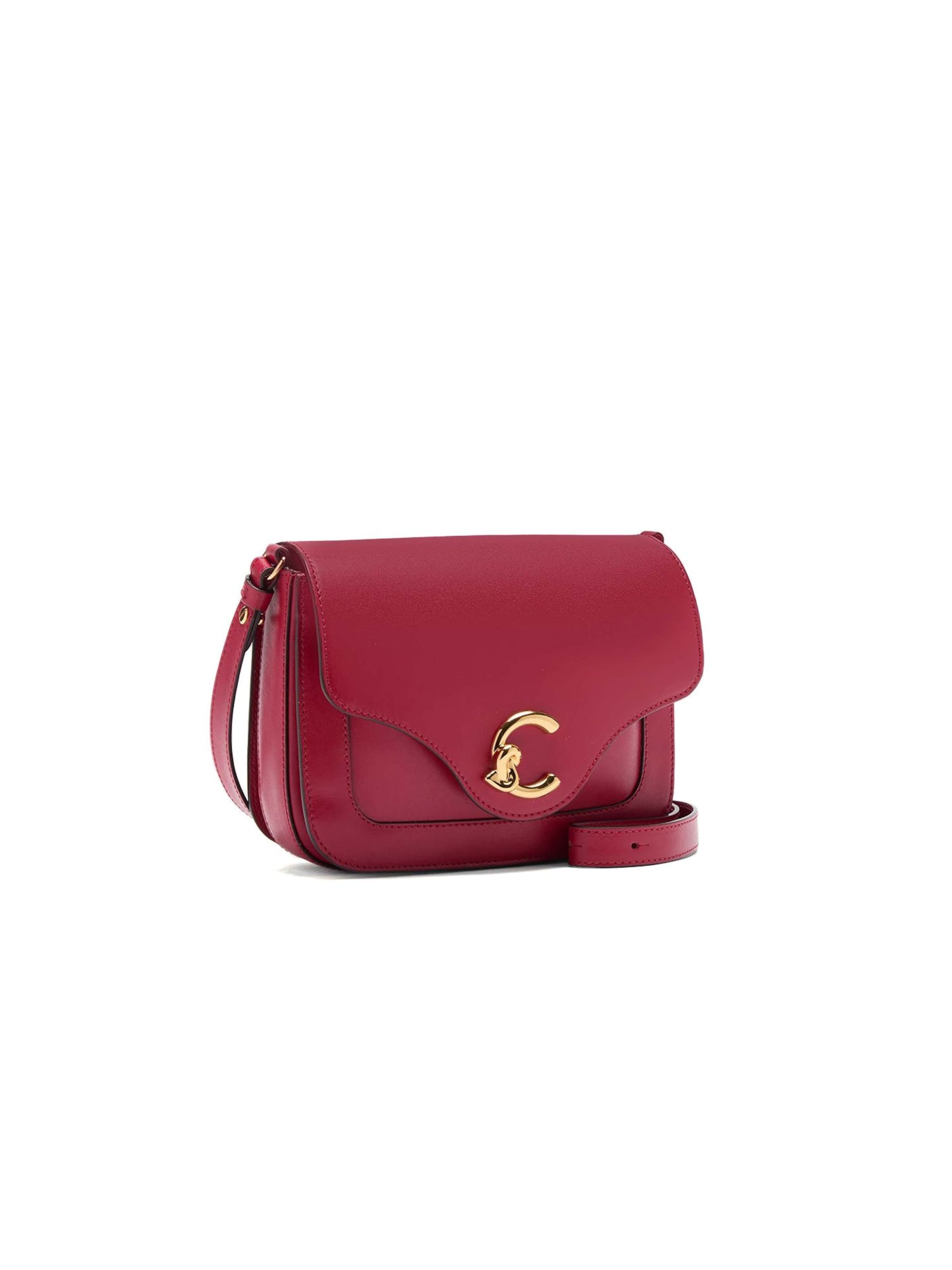 Coccinelle Umhängetasche 'Coccinelle C-Me Calf Handbag Calf Smooth Leather'‌‌‌‌‌‌‌‌ in Rot