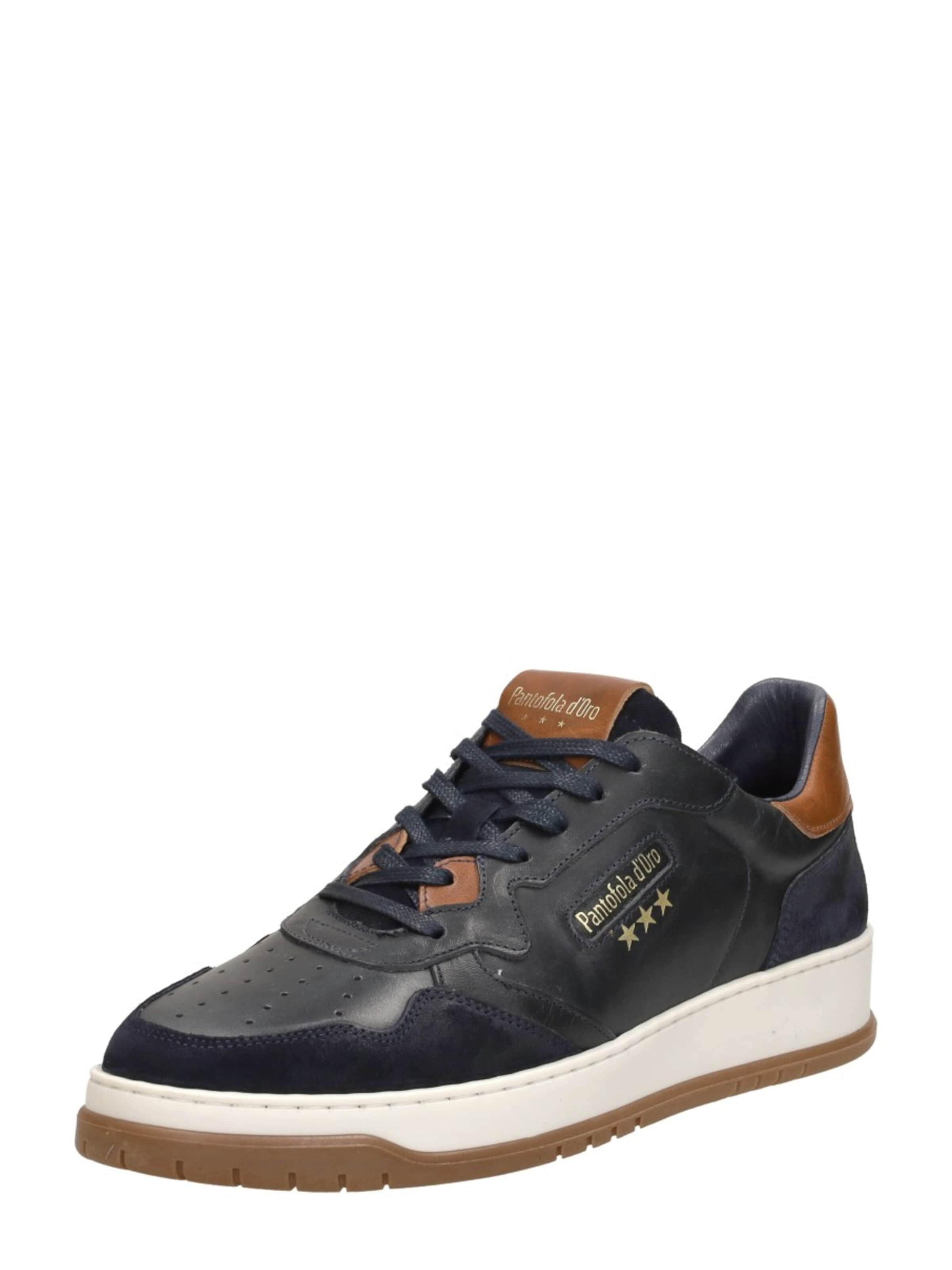 PANTOFOLA D'ORO Platform trainers 'Sneakers Laag' in Black: front