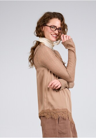 OH APRIL - Top 'Tami' en marrón