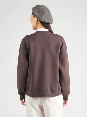 Gina Tricot Свитшот в Коричневый