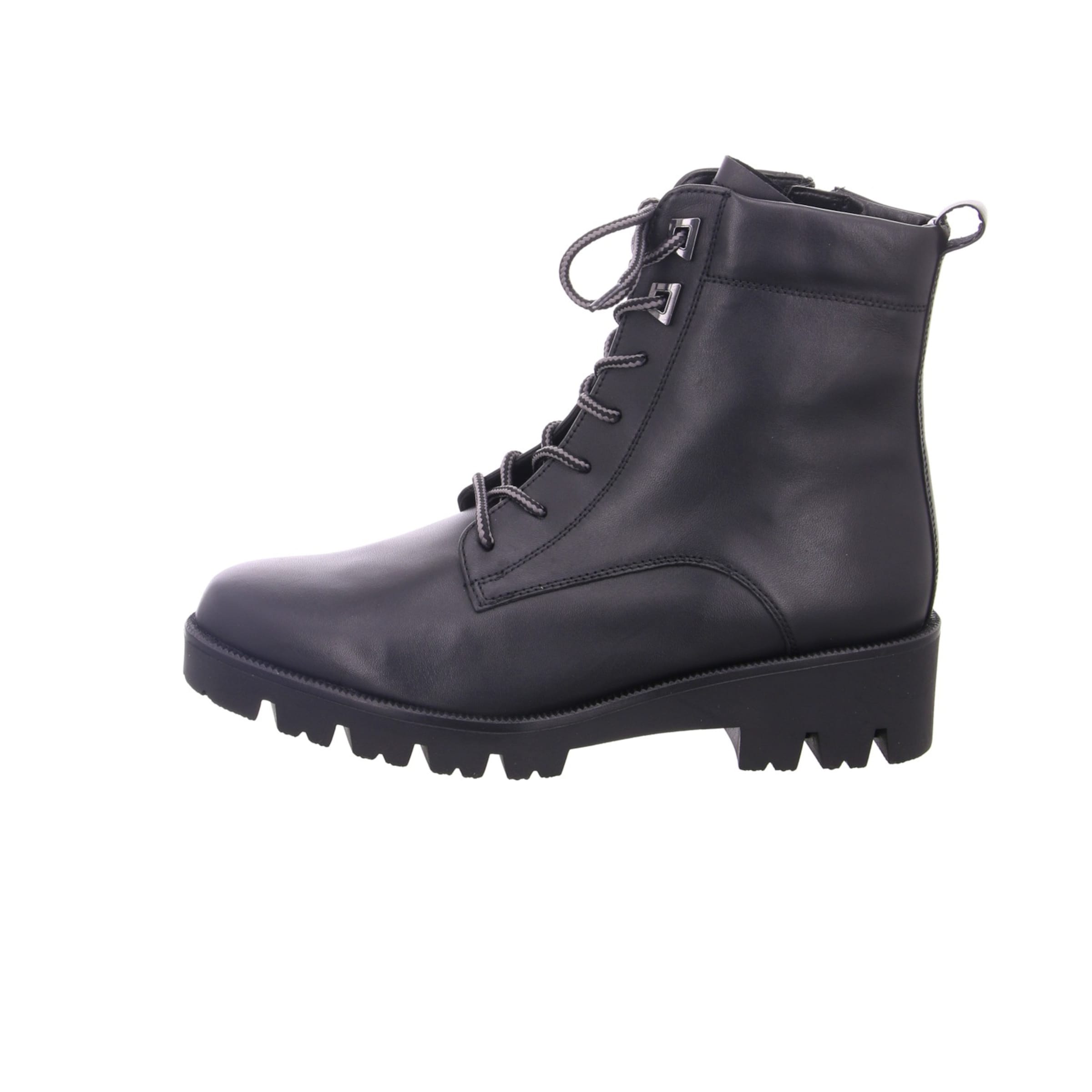 GABOR Schnürstiefelette in Schwarz