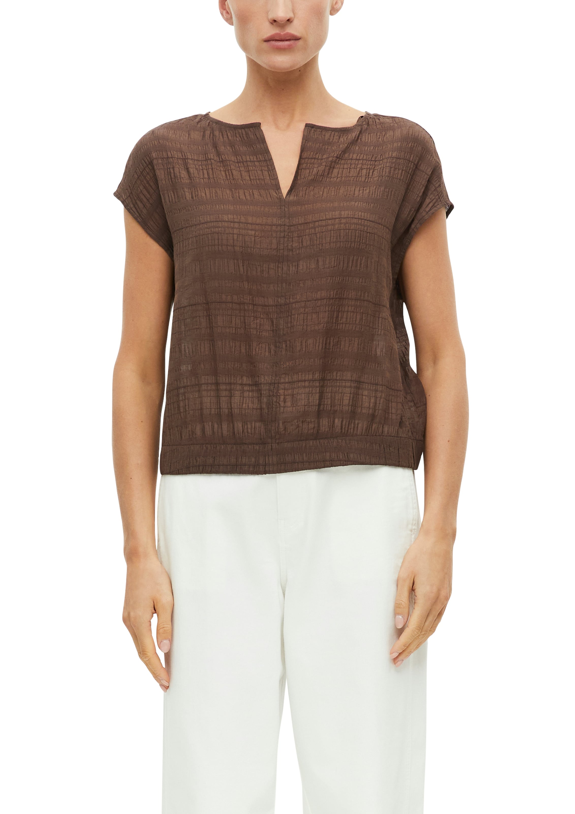 s.Oliver BLACK LABEL Blouse in Brown